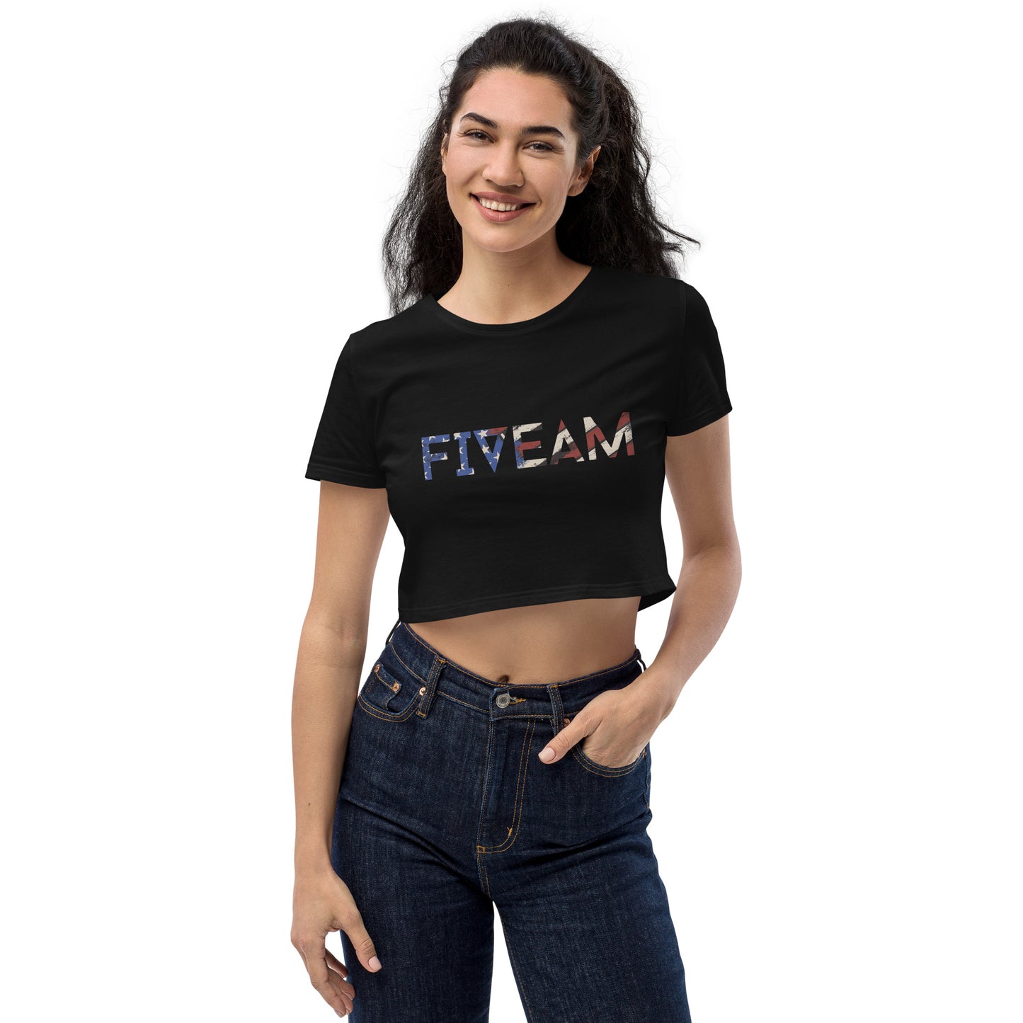 Stars and Stripes Organic Crop Top